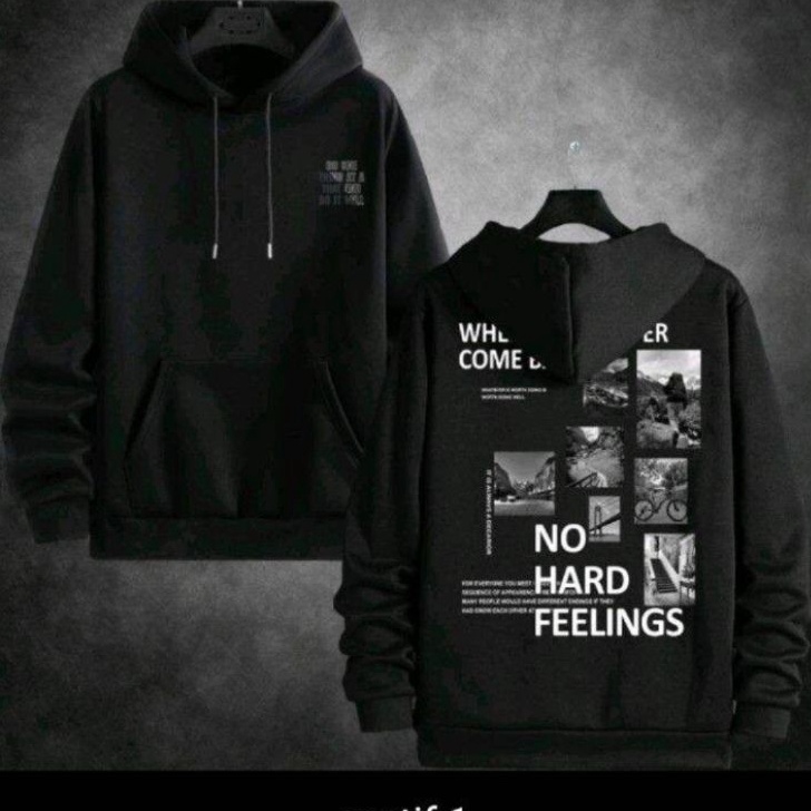 sweater Hoodie pria wanita distro gambar belakang
