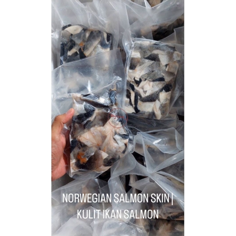 

SALMON SKIN NORWAY | KULIT IKAN SALMON | CRISPY 500GR