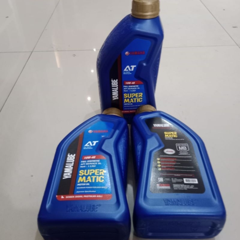 OLI MESIN YAMALUBE SUPER MATIC 1L OLI PELUMAS MESIN NMAX OLD/NEW AEROX
