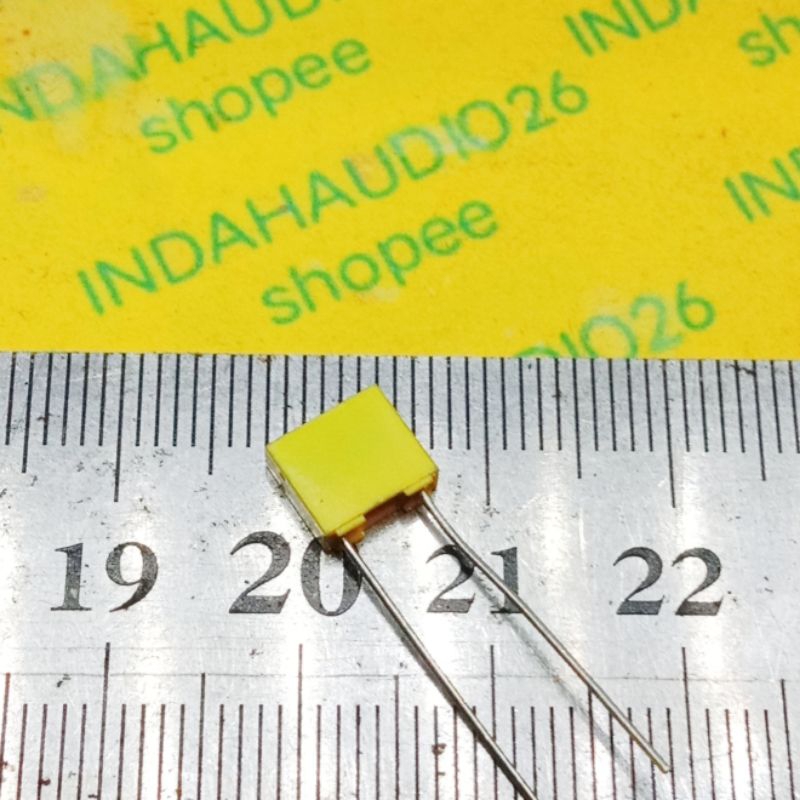 822 100v 5mm 822j100 kuning mkm kapasitor 8n2 8.2n 8.2nf mkp 8,2n 8,2nf mkt 8.2 n 8,2 nf