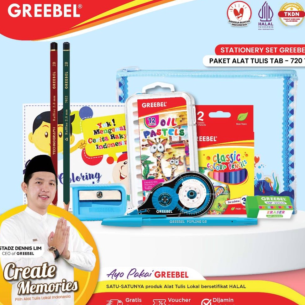 

Pencarian Terkini GREEBEL Paket Alat Tulis SET 72 T Stationary Stationery Set Alat Tulis Sekolah Alat mewarnai Anak