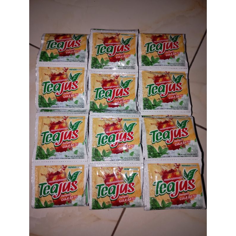 

Tea Jus | 8 gr/sachet | 1 Varian 1 Renceng isi 10 Sachet