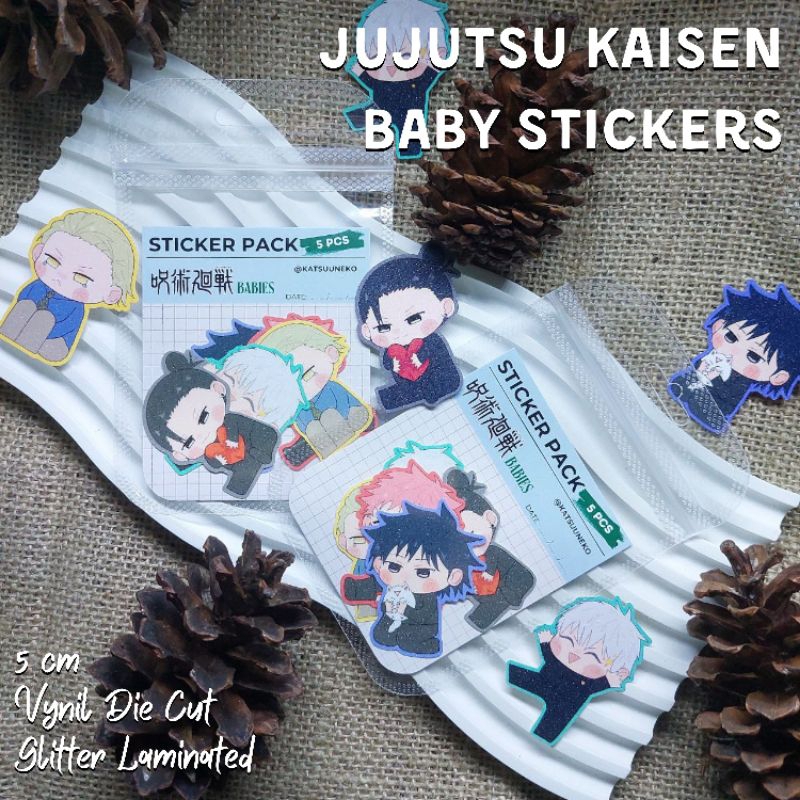 

[READY STOCK] JJK ★ Jujutsu Kaisen Baby Edition Sticker ★ Stickers Anime Jujutsu Kaisen ★ Stiker JJK ★ Anime Merch by Katsuuneko