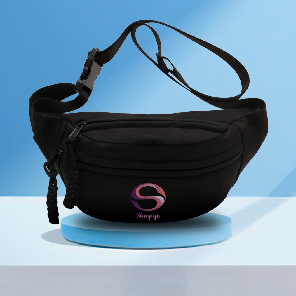 KODE V8Y Tas Pinggang Fashion Unisex Tas Selempang Bahan Nilon Import Waterproof New Collection  ZL 