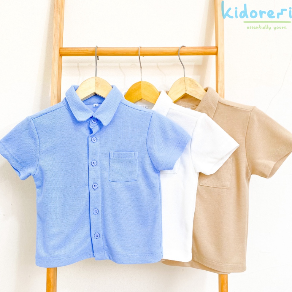 KODE R88W Kidoremi Polo Shirt Pocket Kaos Anak