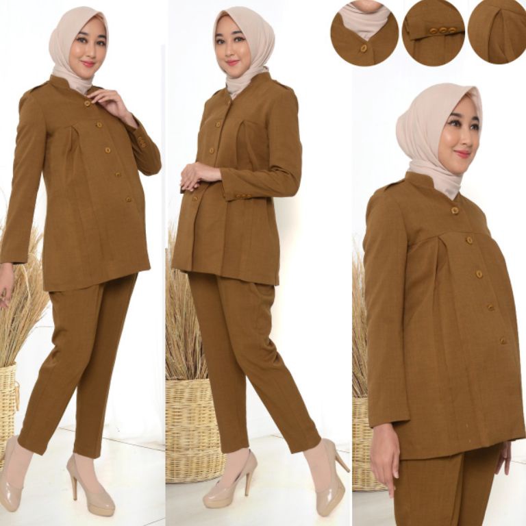 KODE U36O baju hamil pns wanita seragam hamil pemda wanita seragam pemda wanita hamil