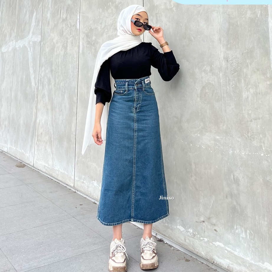 Highwaist Rok Slit Panjang 97 SEVENTY