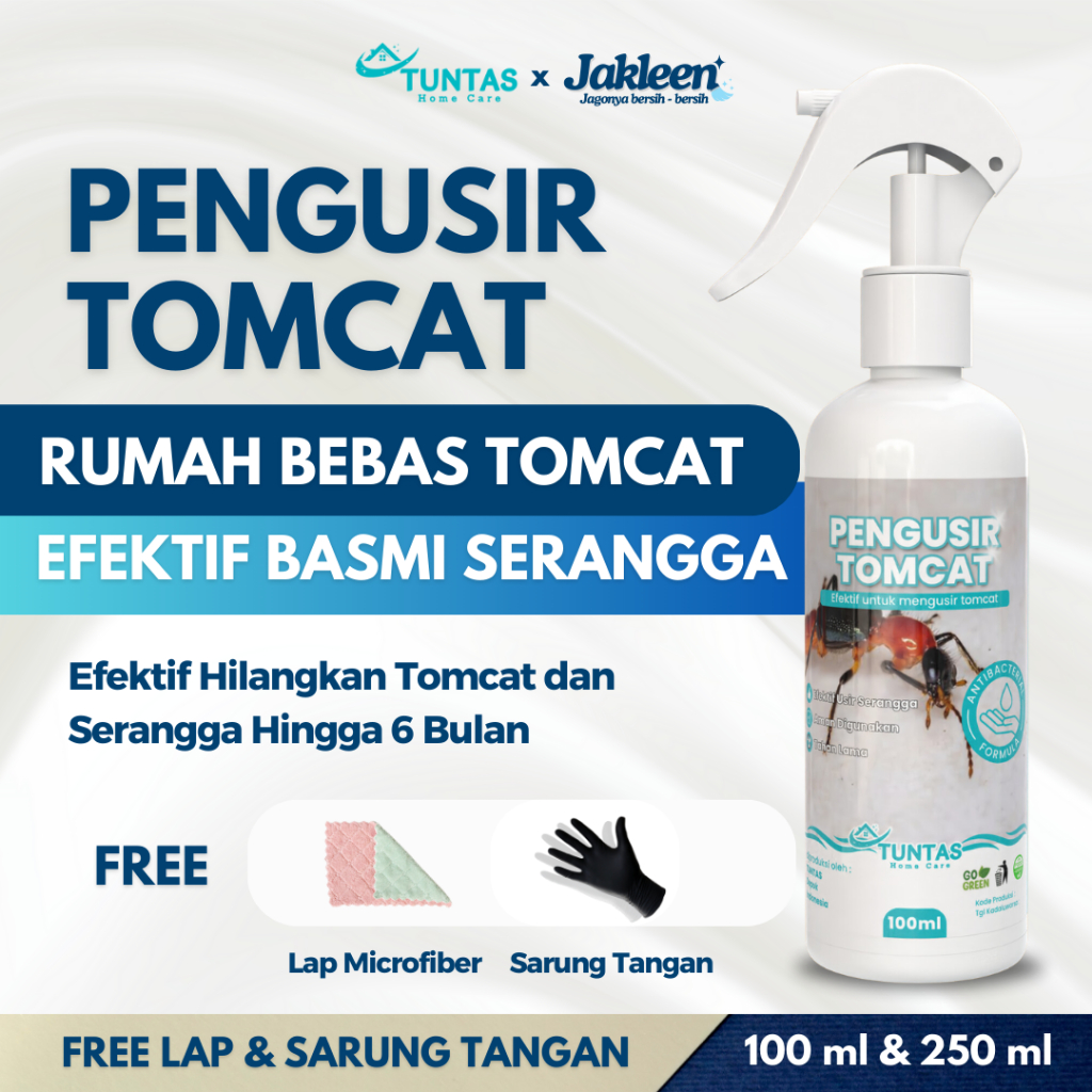 TUNTAS PENGUSIR TOMCAT Cairan Pembasmi Tomcat Anti Hama Pengusir Serangga