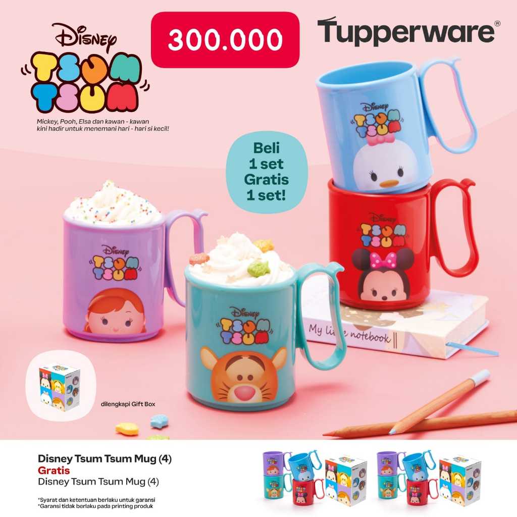 Gelas Minum Motif Disney  - Disney Tsum-Tsum Micromug (4)