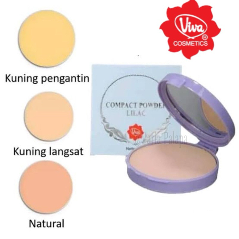 VIVA COMPACT POWDER LILAC // Viva bedak padat // Bedak padat viva 19g
