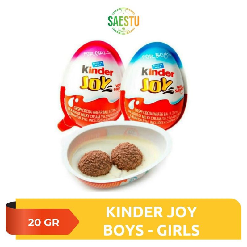 

Kinder Joy For Boys - Girls 20 gr