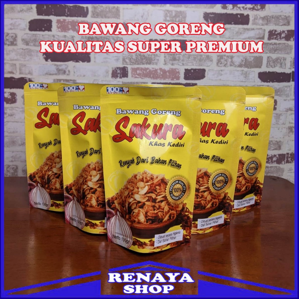 

Bawang Goreng Grade A Asli Tanpa Tepung | Bagor Premium Organik Homemade | Grosir Brambang Goreng Original 50, 100, 200 Gram Halal Enak Gurih Asin