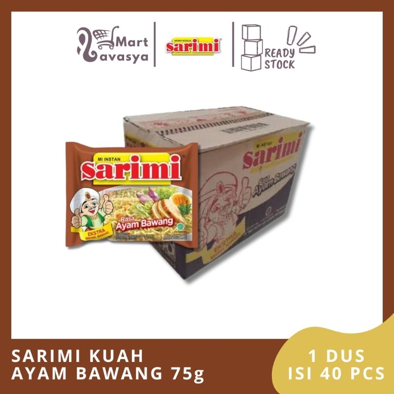

SARIMI KUAH AYAM BAWANG 75g - 1 DUS ISI 40 PCS - KOTA BANDUNG - LAVASYA MART