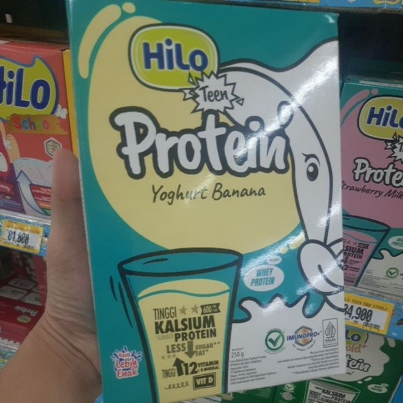 

Hilo Teen Yogurt Banana 250gr Susu Remaja 5-12 Tahun Susu Tinggi Kalsium Tinggi Protein dengan Whey Protein 12 Vitamin 6 Mineral