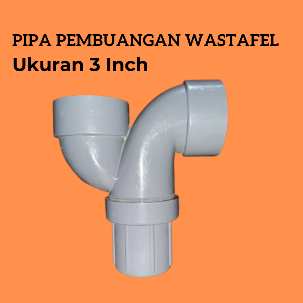Pipa Pembuangan Ukuran 3 Inchi Wastafel  Afur Kitchen Sink Tempat Cuci Piring Anti Bau Praktis Buka 
