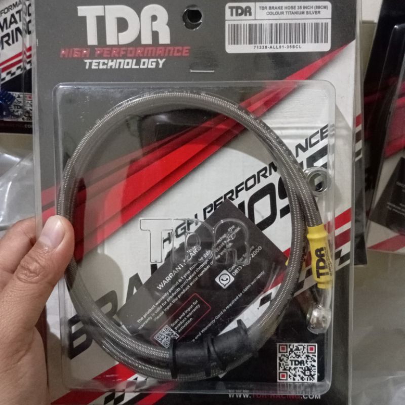 Selang Rem TDR Selang Rem Depan TDR 35 inch / 89cm Vario Mio Beat Scoopy Nouvo Original