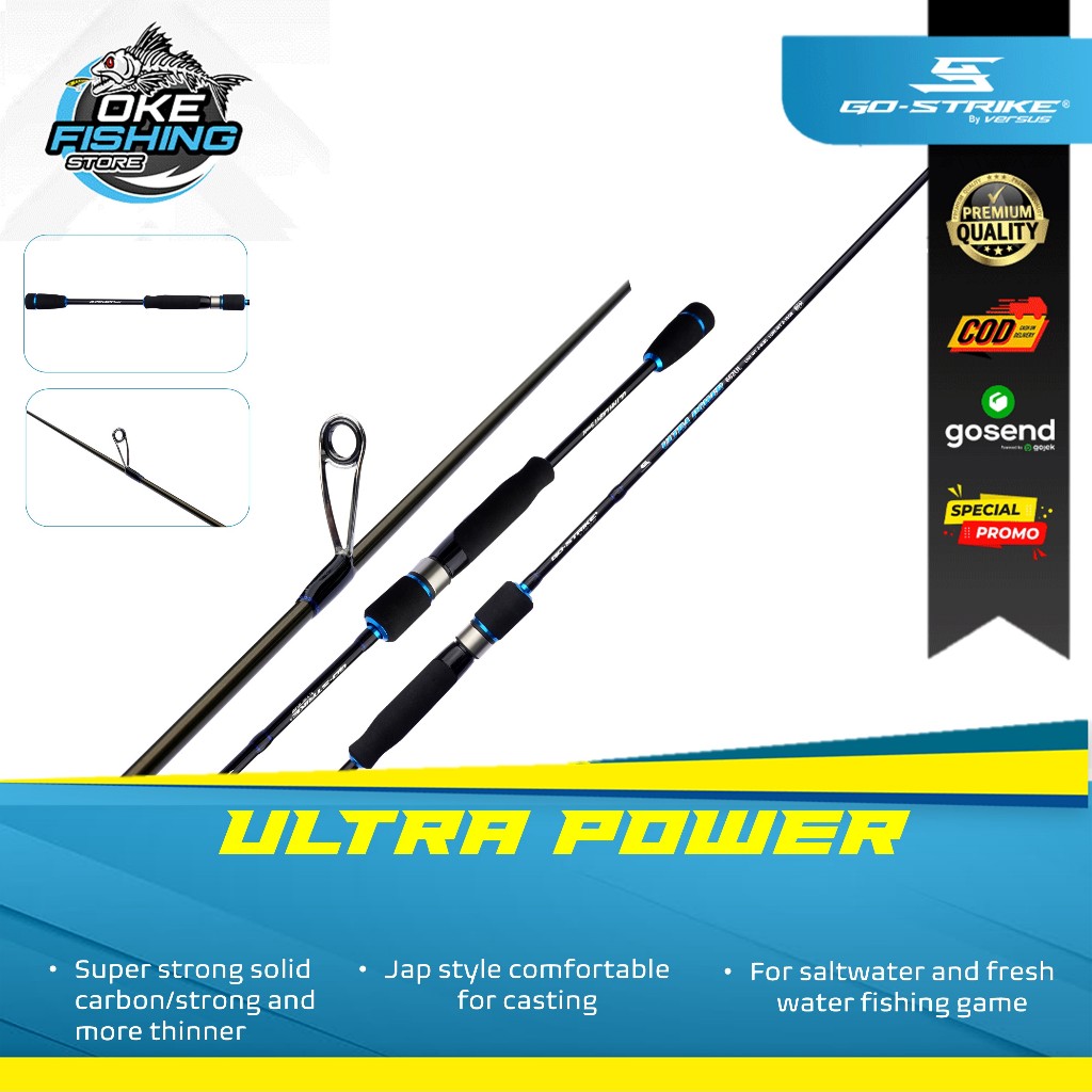 Joran Pancing Ultra Light GostrikeVersus Ultra Power Solid Carbon