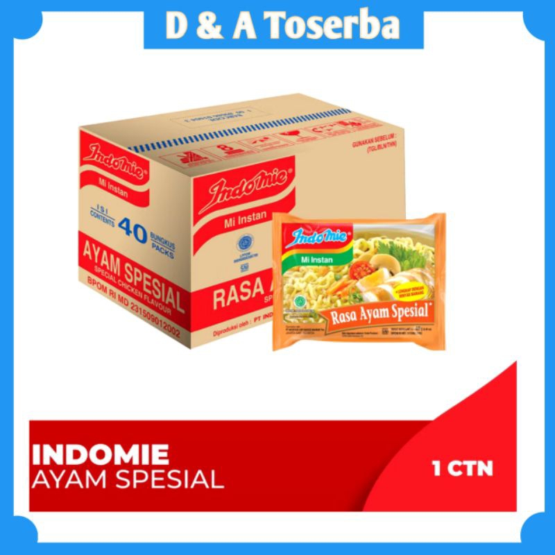

Indomie Ayam Spesial 1karton isi40pcs