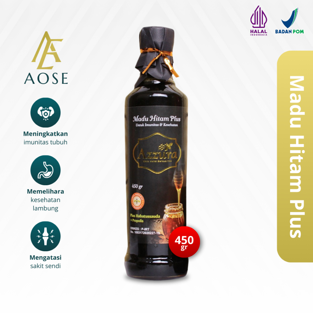 

Madu Hitam Plus Ekstrak Brazilian Propolis Habatussauda Diamond Black Honey Imunitas Kesehatan Tubuh