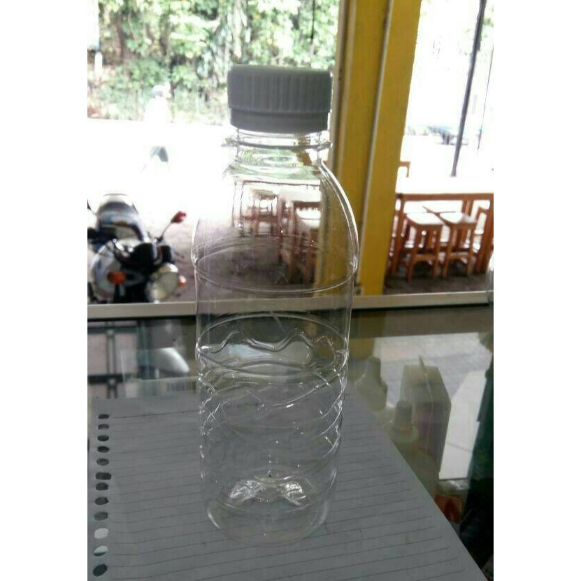 Botol Plastik 330 ml isi 100 pcs / Botol 330ml Label Gojek / Grab ONLY