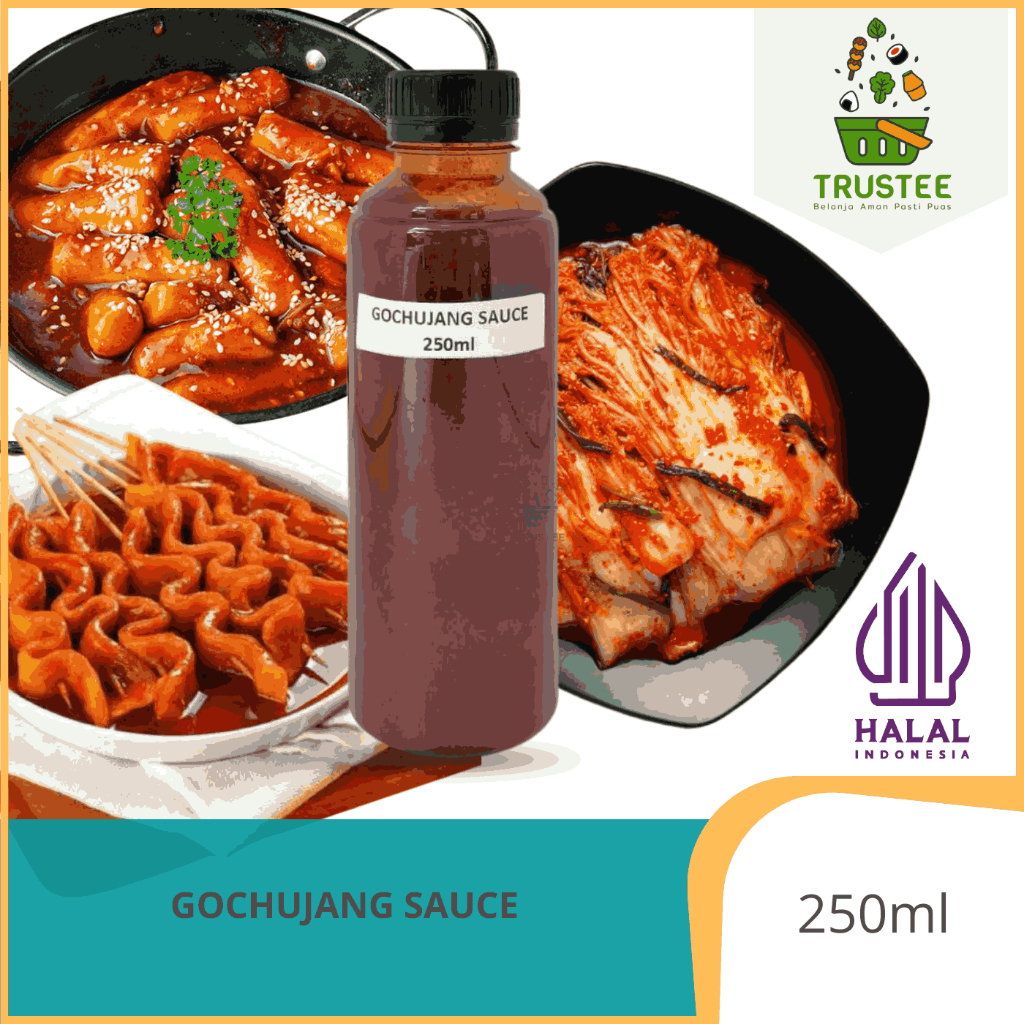 

GOCHUJANG HALAL Sauce / Saus Pasta Cabai Pedas Korea Korean Chili Paste Topokki 250ml BPL