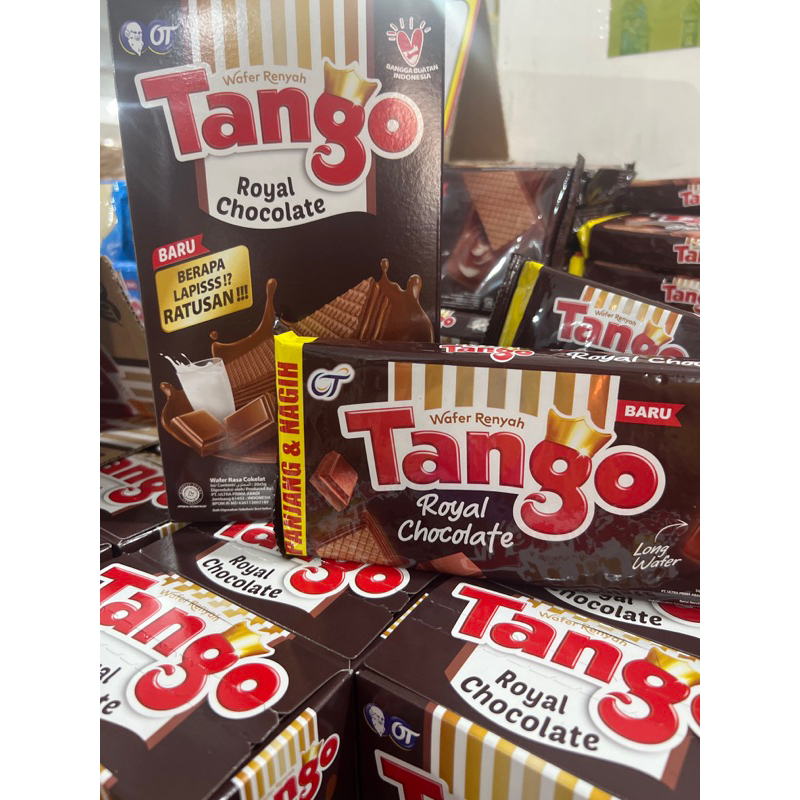 

Tango Coklat wafer coklat kemasan 5 grx20 pcs dan 110 gr