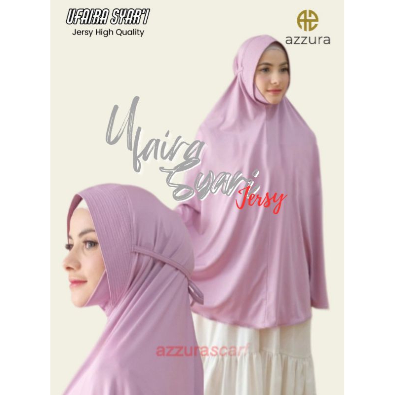 AZZURASCARF | [GROSIR ISI 10PCS] SERIES UFAIRA SYARI DAGU JERSY | HIJAB DAGU | KHIMAR SYARII| BERGO 