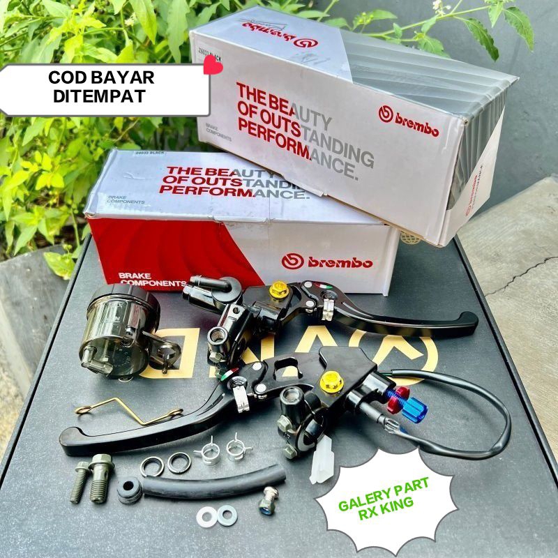 Master Rem Brembo RCS 98 Tabung Big Smoke satu set kanan kiri untuk all motor Bebek Matic Sport
