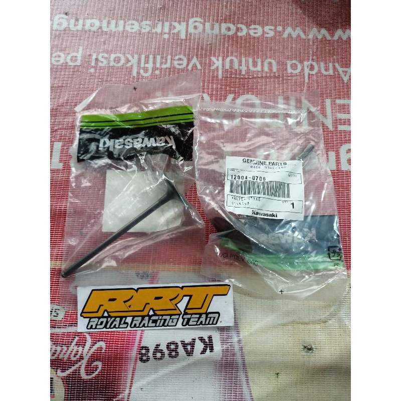 klep in ex payung klep set kawasaki ER6N ER6 original