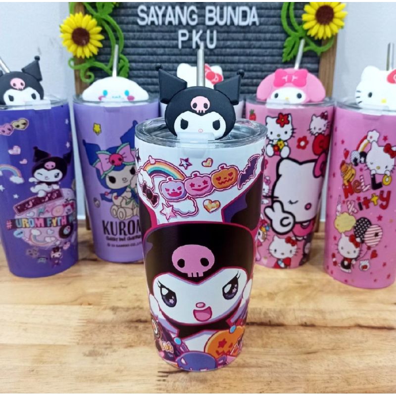 Tumbler KARAKTER Lucu Tumbler 600ml Tumbler Stainless