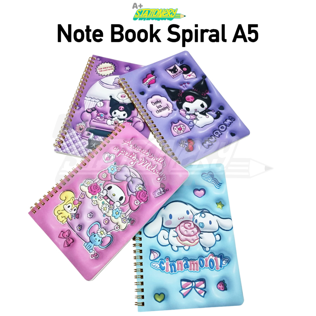 

[A+] Buku Tulis Spiral A5 3205 | Note Book Spiral Karakter | Buku Catatan Lucu ukuran A5
