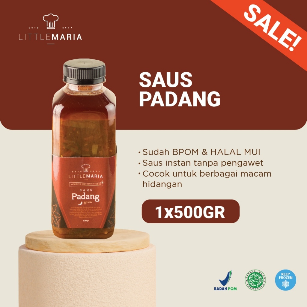 

LittleMaria Saus Padang Indonesian Series 500Gram PEDAS