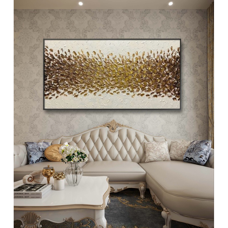 Lukisan minimalis abstrak modern