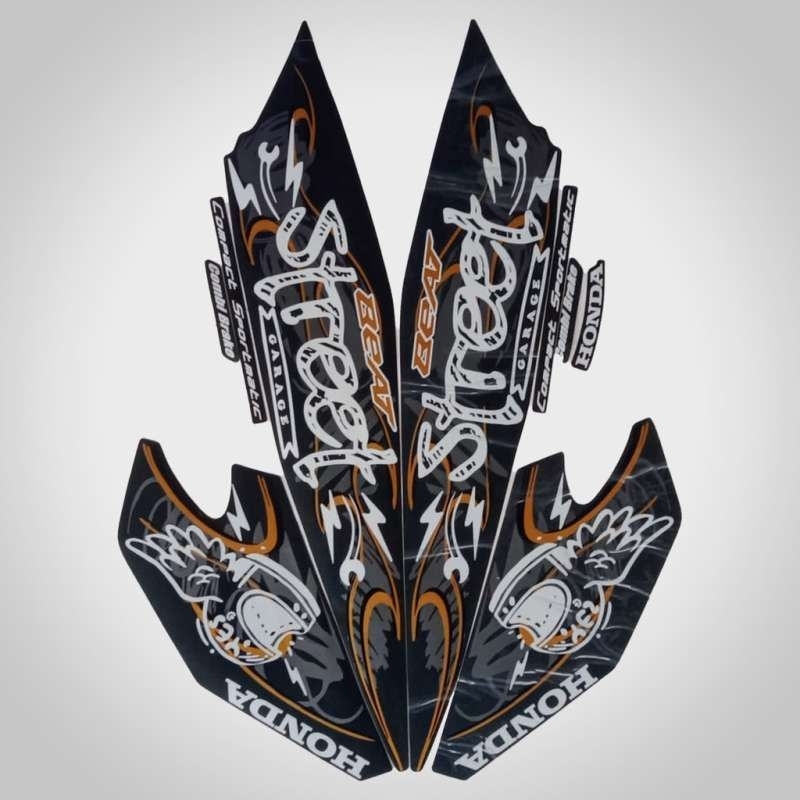 Striping stiker standar honda beat street 2021 lis body beat street striping beat street tahun 2021 