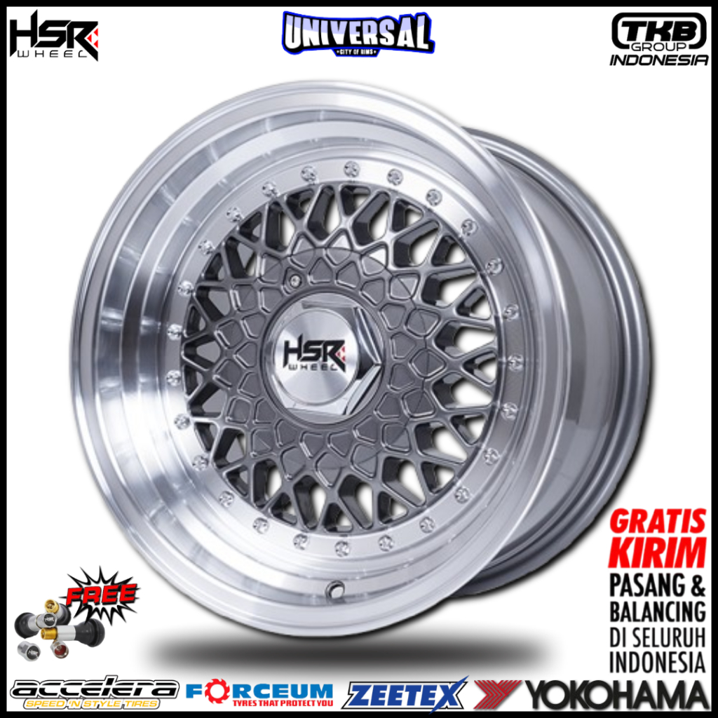 PELEK CELONG BBS R15 DIMODEL HSR RS 960 R15X7/8 H8X100-114,3 ET35/25 GGML
