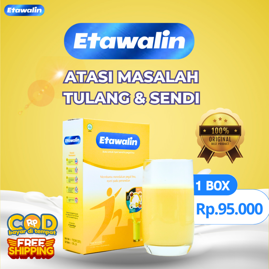 

Etawalin Original Solusi Nyeri Sendi & Pegal Linu Paket 1 Box