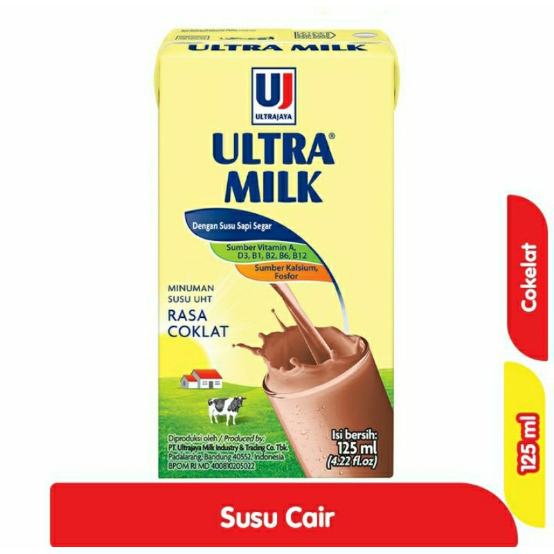 

ULTRA MILK Susu UHT Coklat 125 ml