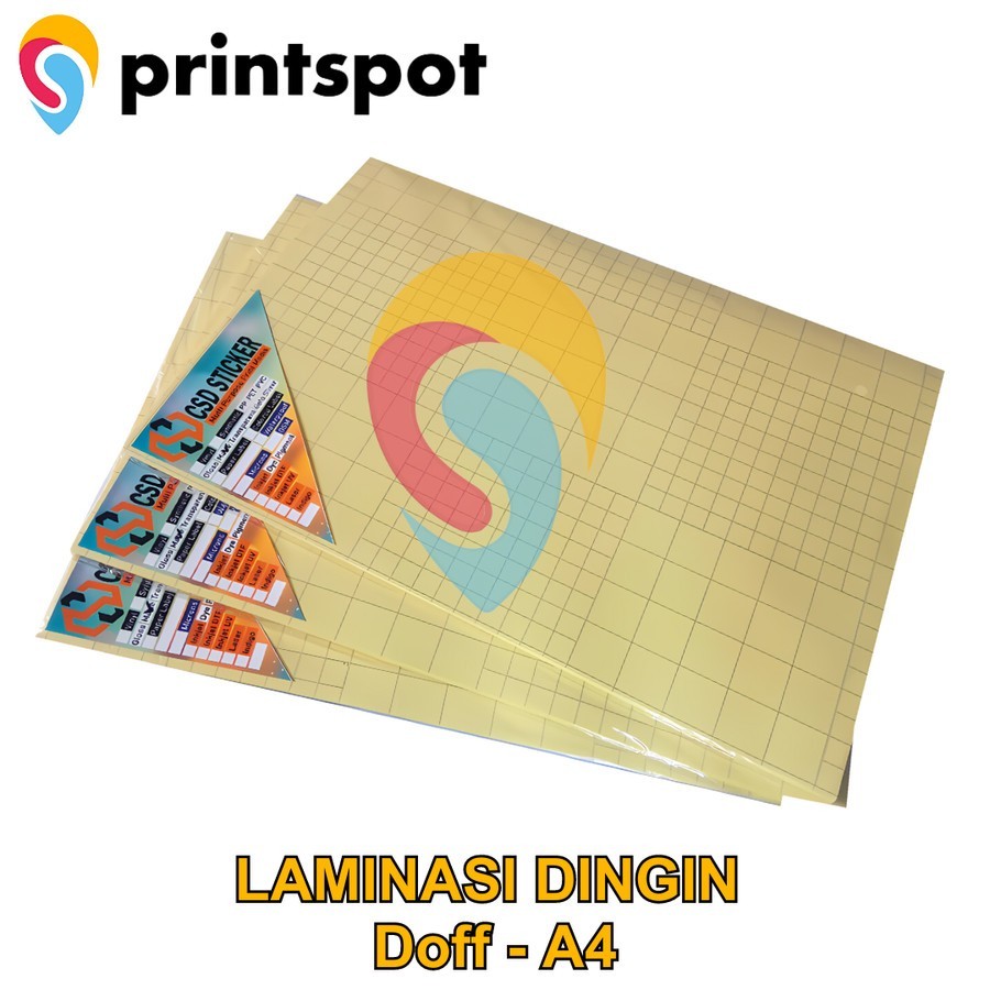 

Repack 20 - Plastik Laminasi Dingin A3+ Gloss Kilap / Doff / Matt / Buram - Plastik Pelindung Tahan Gores dan Air