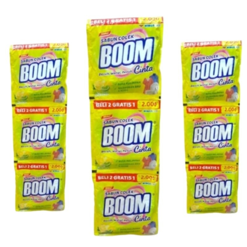 Boom Sabun Colek Cinta 145gr (warna kuning) per 1 pcs