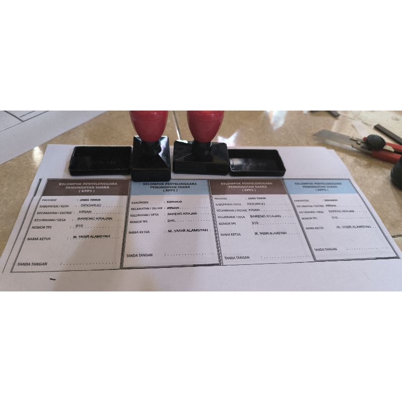 

Stempel Flash Varian Kotak Stempel KPPS