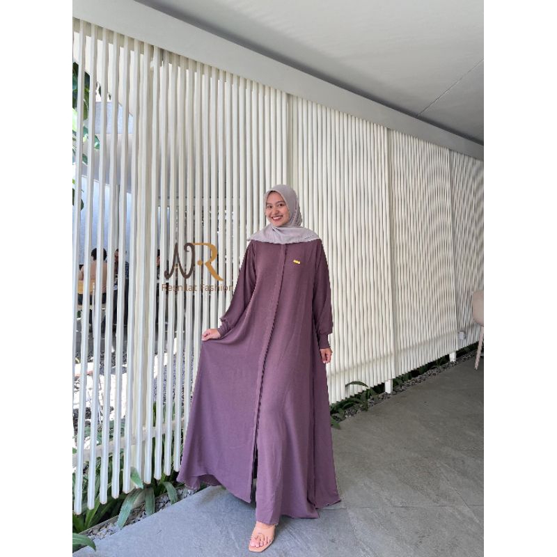 Aisyii fashion - Gamis Elsira - Gamis abaya Jumbo (M - L - XL - XXL - XXXL)