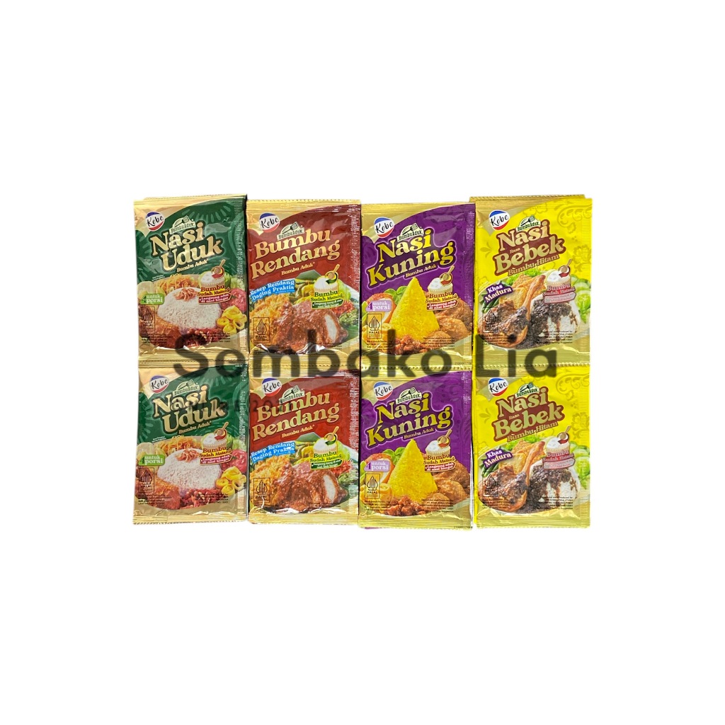 

Kobe Bumbu Aduk Nasi InstanT Sachet Renceng Isi 10pc All Varian