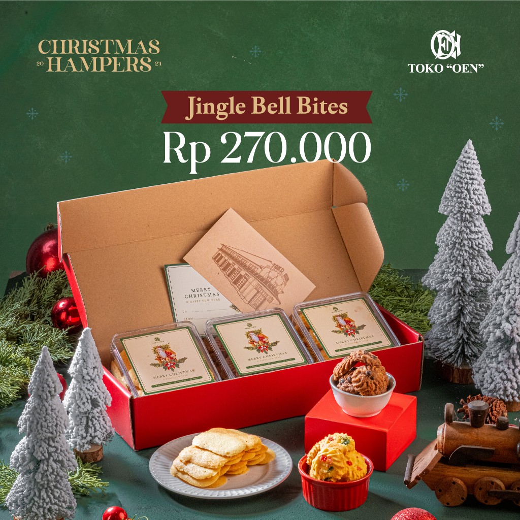 

JINGLE BELL BITES HAMPERS by TOKO "OEN