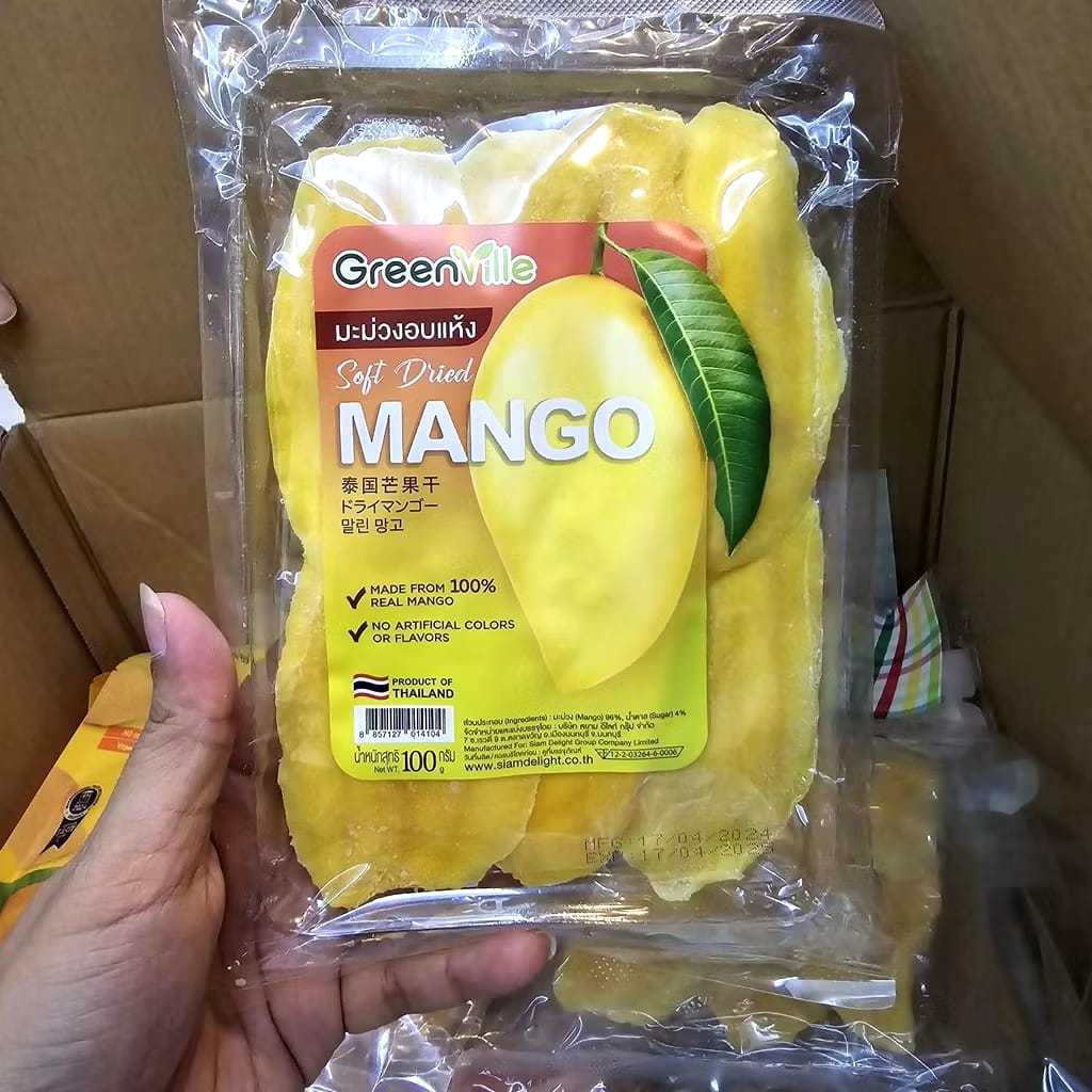 

racun_bangkok.id - (cod) cemilan mango soft dried 100gr green ville