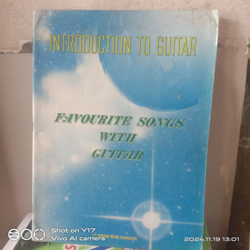 BUKU INTRODUCTION TO GUITAR , FAVORITE SONGS WITH GUITAR