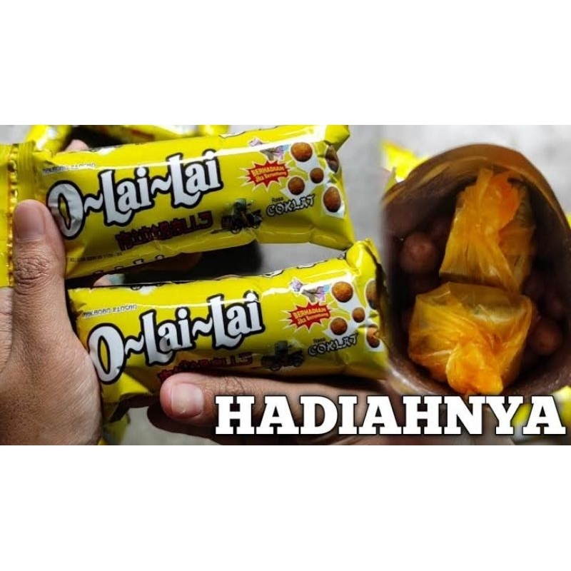

Ciki Olai-lai berhadiah uang tunai - snack berhadiah uang tunai
