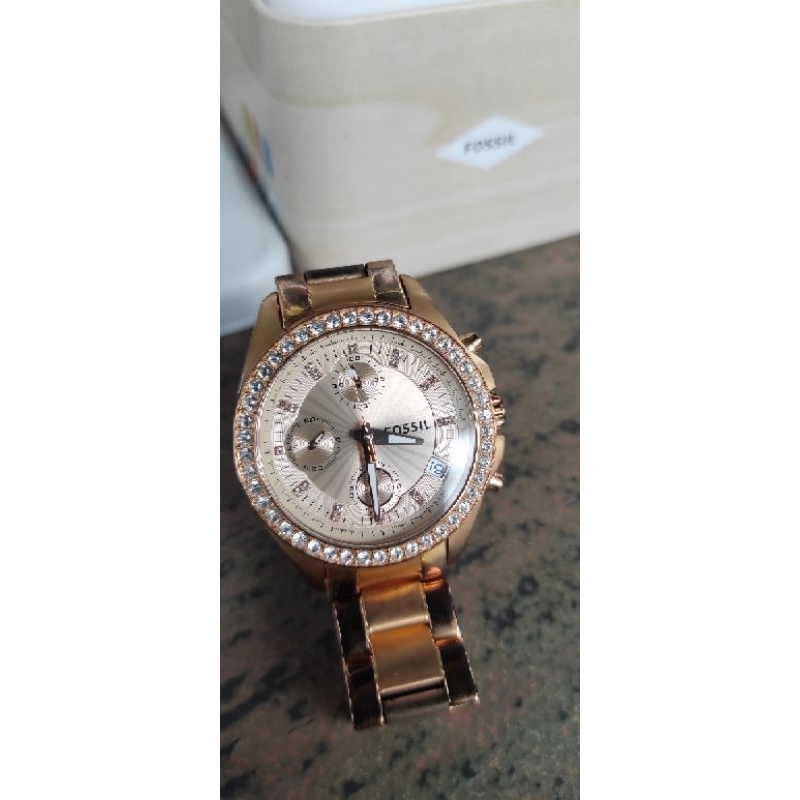 jam tangan Fossil wanita full original bekas