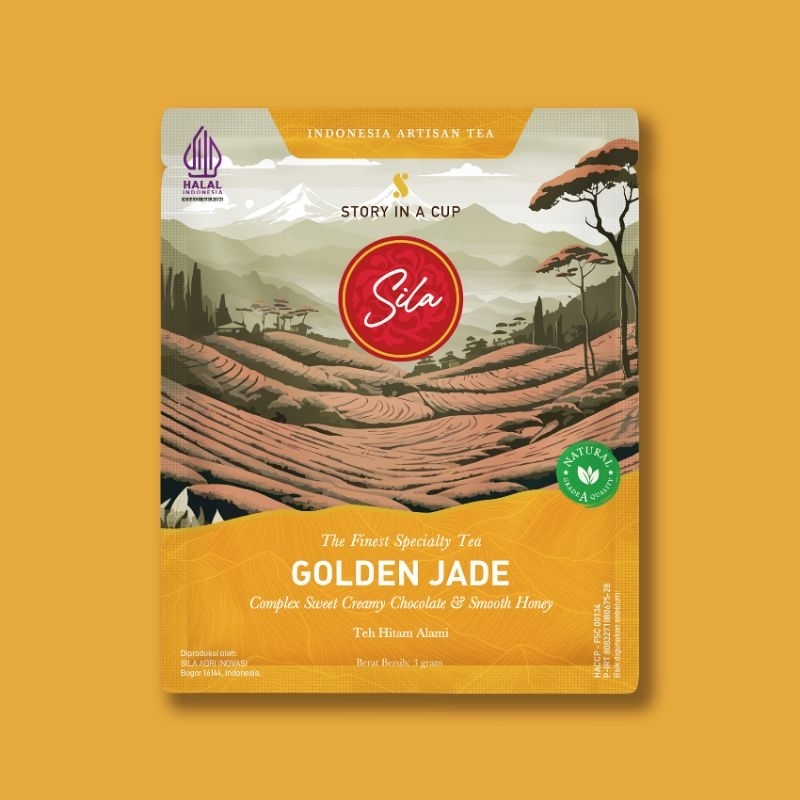 

Sila - Golden Jade - Pure Specialty - The Finest Series - Sachet Loose 3gr - Teh Premium - Black Tea