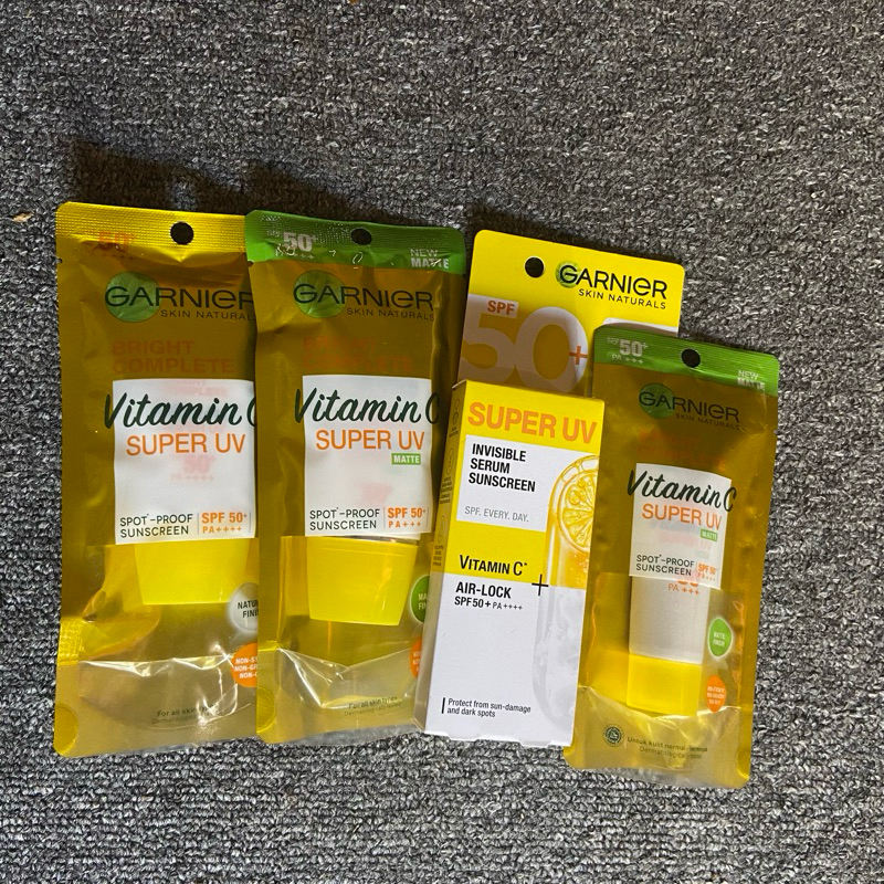 Garnier Super Uv Light Complete Sunscreen Spf 50+ Pa+++ Skin Care INVISIBLE/Matte Dan Natural Finish