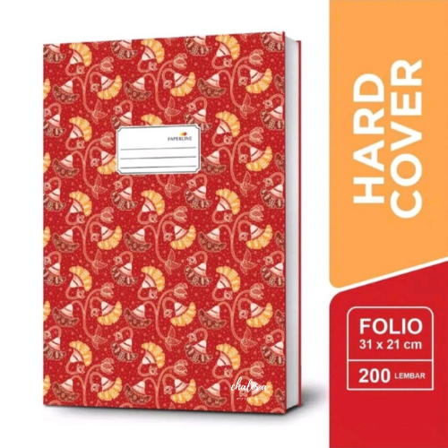 

[PAK] BUKU FOLIO PAPERLINE HARD COVER 200 LEMBAR / BUKU FOLIO PAPERLINE ISI 3 PCS
